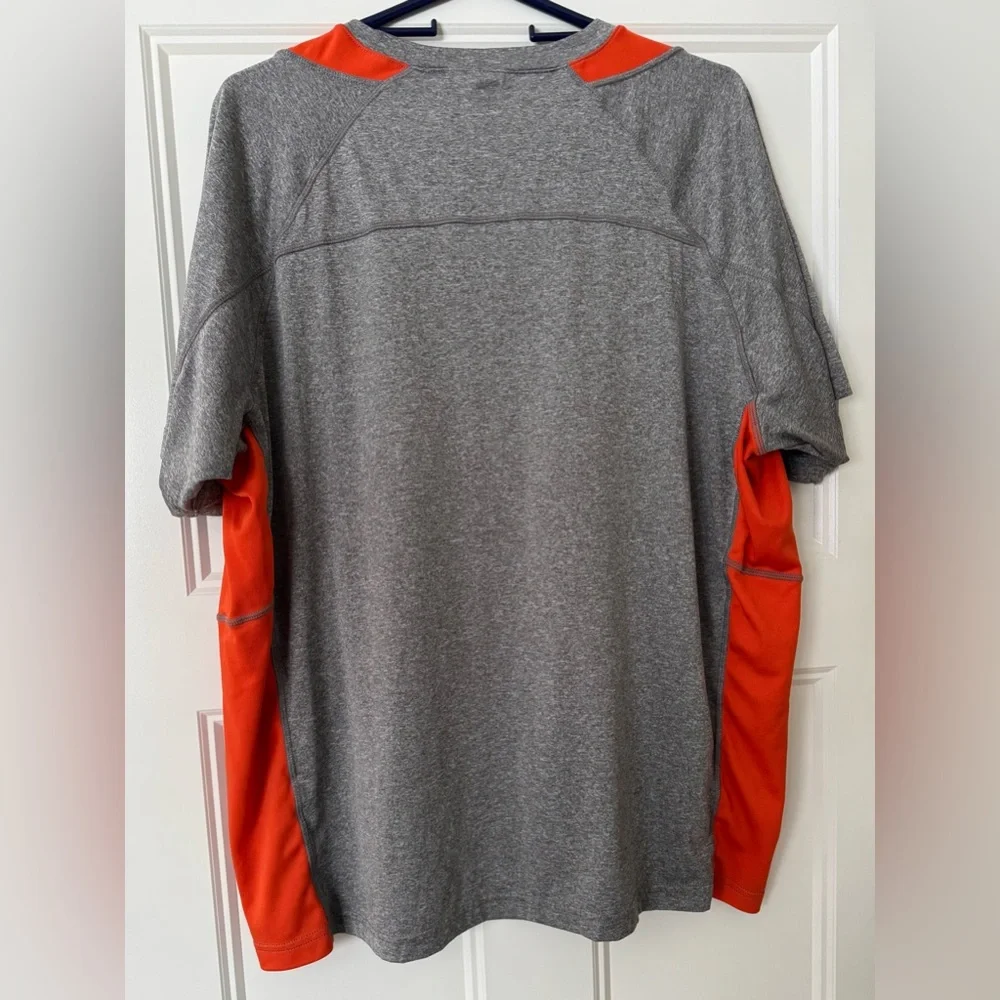 Harley Davidson Gray Orange Men's Short Sleeve Tee shirt springfield mile legend